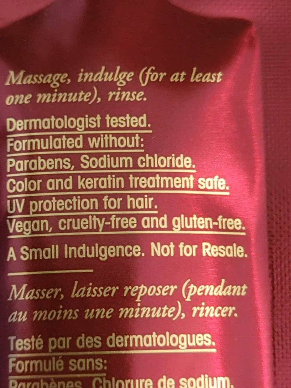 Oribe Hair Samples